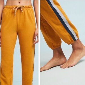 Sundry golden striped sweatpants Rare